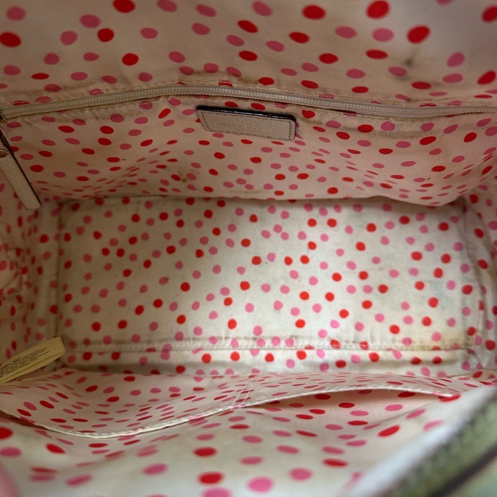 Kate Spade New York Leather Satchel Crossbody – Cream - Picture 4 of 9